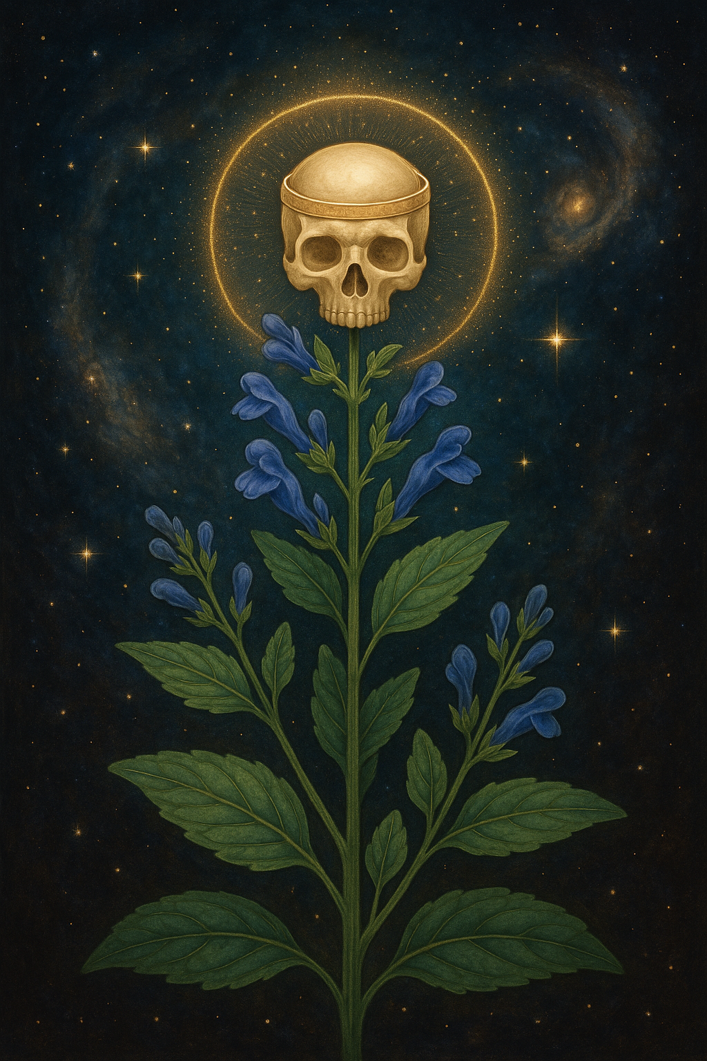 Crown of Stillness: The Cosmic Gate of Skullcap